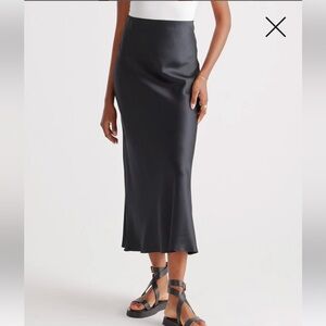 Quince silk maxi skirt